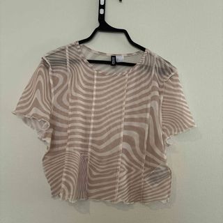 エイチアンドエム(H&M)のH&M シースルー　Tシャツ(Tシャツ(半袖/袖なし))