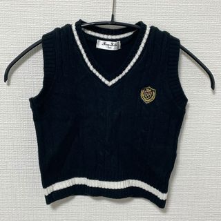 NavyKids ニット　キッズ　ベスト　100cm(ニット)