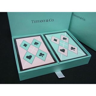 ティファニー(Tiffany & Co.)の■未開封■新品■未使用■ TIFFANY＆Co ティファニー トランプ テーブルゲーム カードゲーム 2点セット ピンク系×ライトブルー系 AU9889(その他)