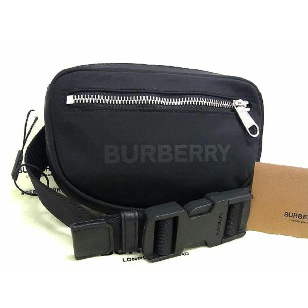 BURBERRY(バーバリー)の■新品■未使用■ BURBERRY バーバリー ナイロン ウエストポーチ ウエストバッグ ボディバッグ メンズ レディース ブラック系 BJ1050  メンズのバッグ(その他)の商品写真