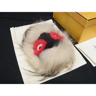 フェンディ(FENDI)の■美品■ FENDI フェンディ バッグバグズ ファー×レザー バッグチャーム キーホルダー レディース メンズ ライトベージュ系 AV6600 (その他)