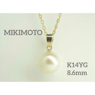 ミキモト(MIKIMOTO)のMIKIMOTO☆ミキモト K14YG天然ダイヤモンドデザインネックレス(ネックレス)