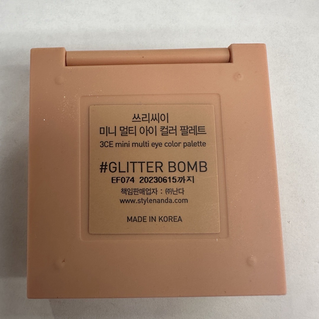 3ce(スリーシーイー)の3CE アイシャドウパレット#GLITTER BOMB コスメ/美容のベースメイク/化粧品(アイシャドウ)の商品写真