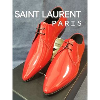 Saint Laurent - ★新品・メンズ★【Saint Laurent Paris】パテントレザー　赤