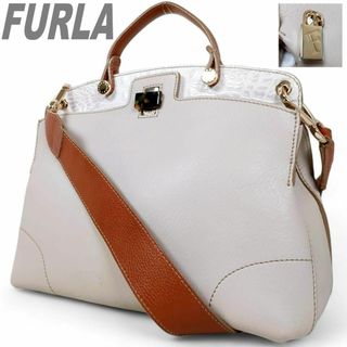 フルラ(Furla)のフルラ ショルダーバッグ ハンドバッグ 肩掛け ホワイト ベージュ 2way(ショルダーバッグ)