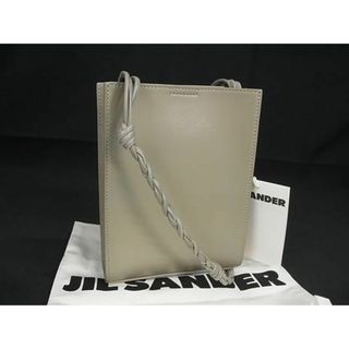 ジルサンダー(Jil Sander)の■新品同様■ JIL SANDER ジルサンダー タングル スモール レザー クロスボディ ショルダーバッグ ポシェット レディース グレー系 FC0123(その他)