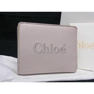 クロエ(Chloe)の■新品■未使用■ Chloe クロエ センス レザー 二つ折り 財布 ウォレット レディース グレージュ系 AV8924 (財布)