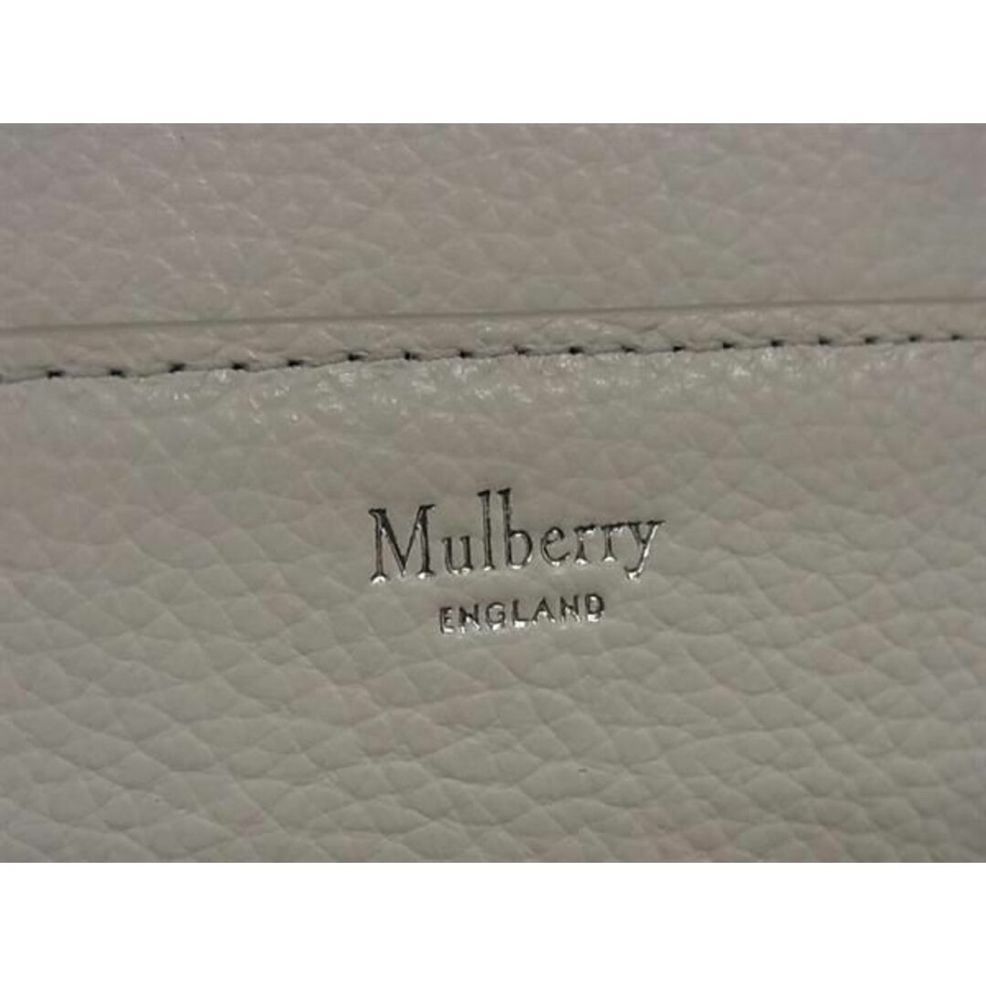 Mulberry(マルベリー)の■極美品■ MULBERRY マルベリー ダーリー レザー クロスボディ ショルダーバッグ ポシェット ホワイト系 FC0342  レディースのバッグ(ショルダーバッグ)の商品写真