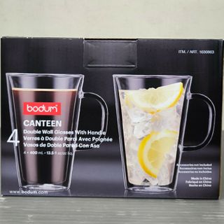 ボダム(bodum)のボダム キャンティーン マグ 400ml×4個　ダブルウォールグラス bodum(グラス/カップ)