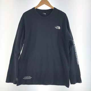 ザノースフェイス(THE NORTH FACE)の〇〇THE NORTH FACE ザノースフェイス メンズ 長袖Tシャツ サイズXL NT82032 ブラック テステッド プルーブン(Tシャツ/カットソー(七分/長袖))