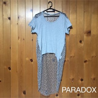 パラドックス(PARADOX)のPARADOX フィッシュテール メッシュ Tシャツ(Tシャツ(半袖/袖なし))