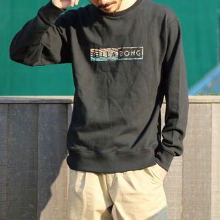 ビラボン(billabong)のBILLABONG   DECAL LINE   スウェット　トレーナー　M(スウェット)