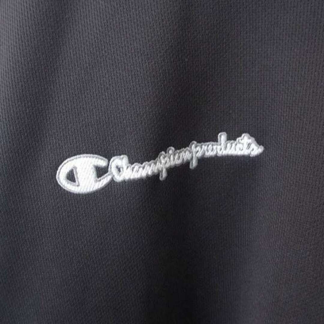 Champion(チャンピオン)のチャンピオン トラックジャケット ジップアップ ロゴ 刺繍 黒 O LL位 メンズのジャケット/アウター(ブルゾン)の商品写真