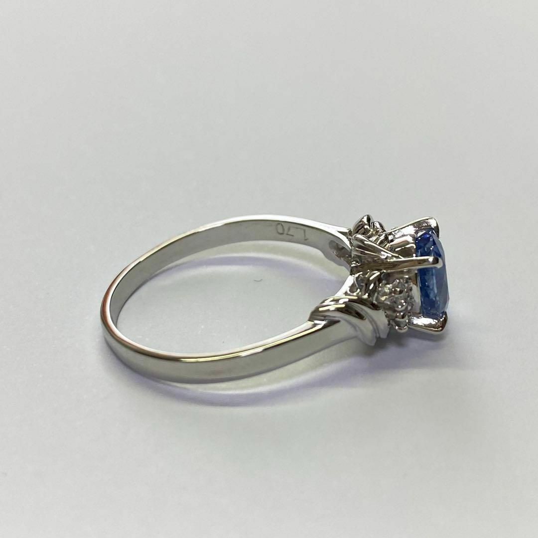 Pt900　天然サファイヤリング　S1.70ct　鑑別書付き　プラチナ　ダイヤ レディースのアクセサリー(リング(指輪))の商品写真