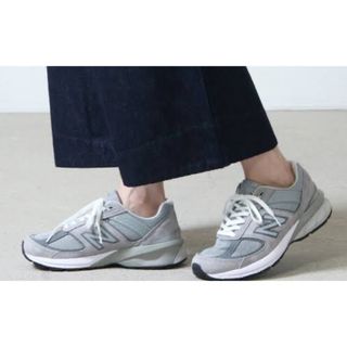 ニューバランス(New Balance)のニューバランス990v5 グレー made in USA サイズ7(スニーカー)