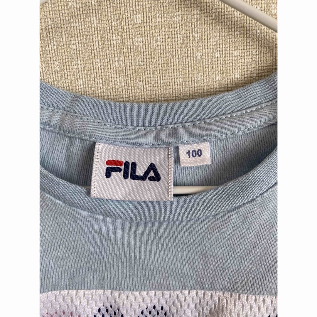 FILA(フィラ)のFILA ワンピース　size100 キッズ/ベビー/マタニティのキッズ服女の子用(90cm~)(ワンピース)の商品写真