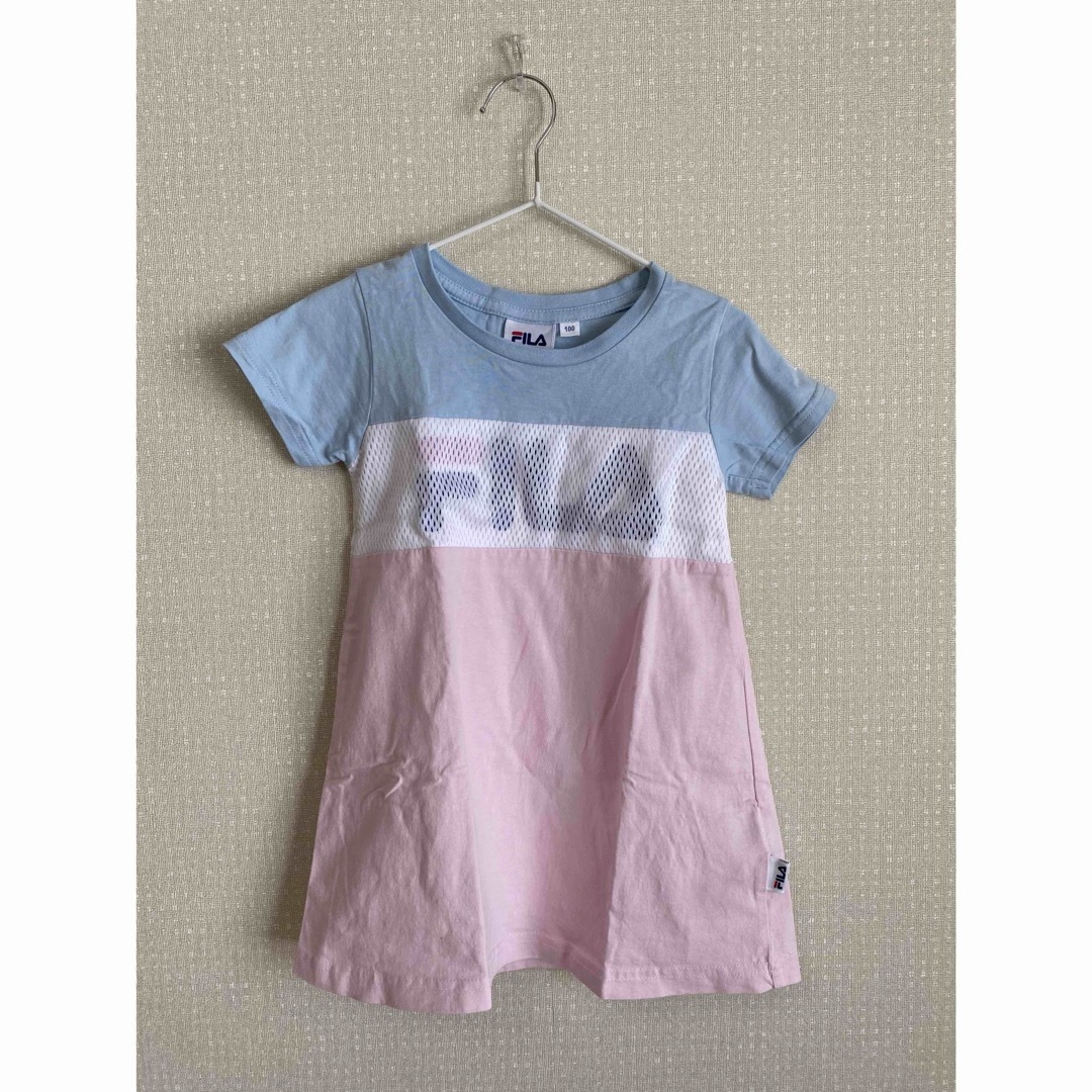 FILA(フィラ)のFILA ワンピース　size100 キッズ/ベビー/マタニティのキッズ服女の子用(90cm~)(ワンピース)の商品写真