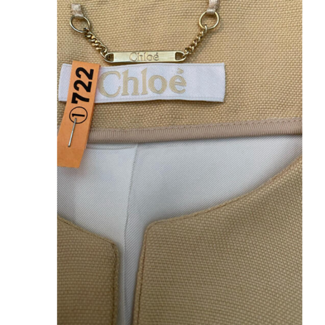 Chloe(クロエ)のChloe ジャケット　クロップド　入学式　入園式　セレモニー レディースのジャケット/アウター(ノーカラージャケット)の商品写真