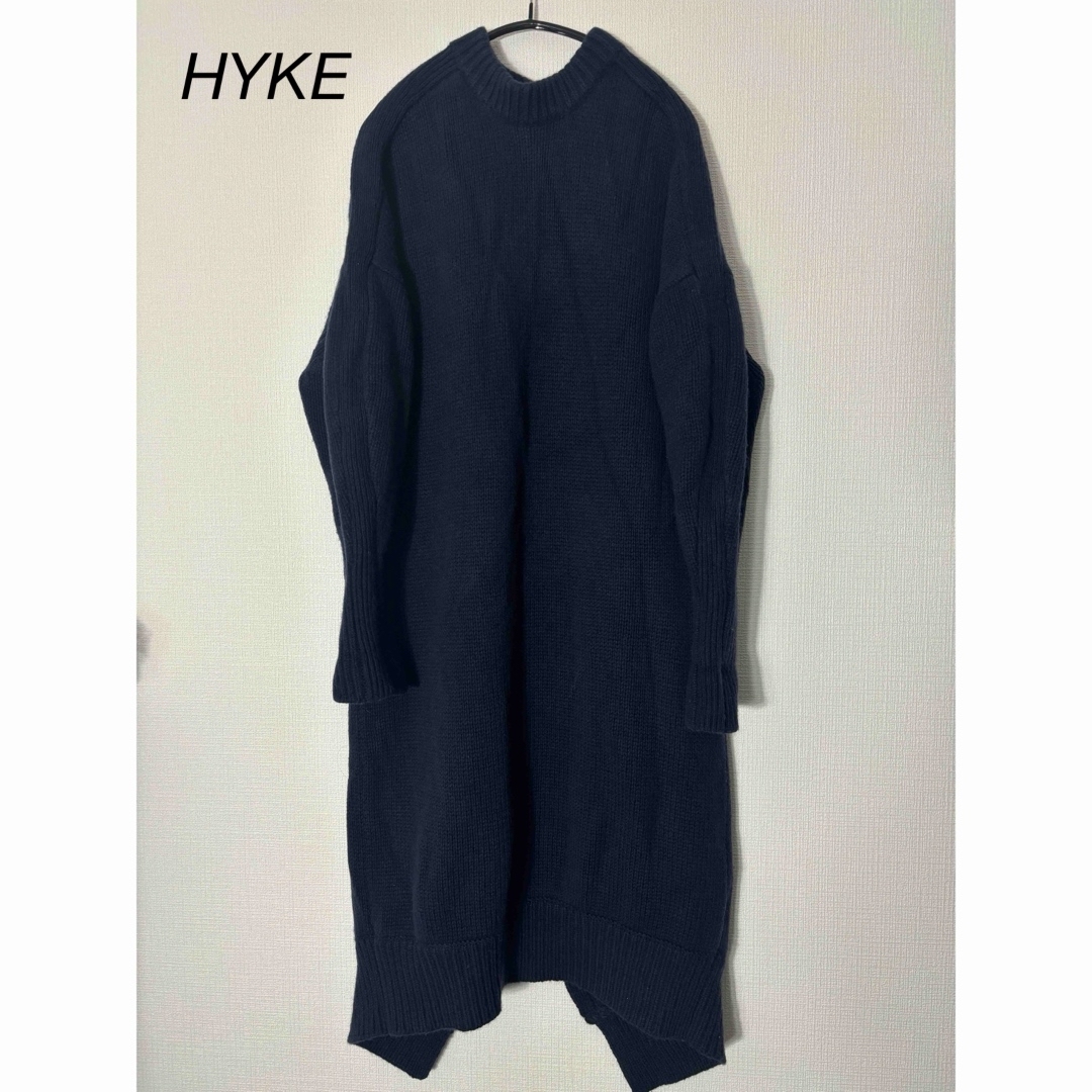 HYKE(ハイク)のHYKE ハイク 18AW ウールニットワンピース レディースのトップス(ニット/セーター)の商品写真