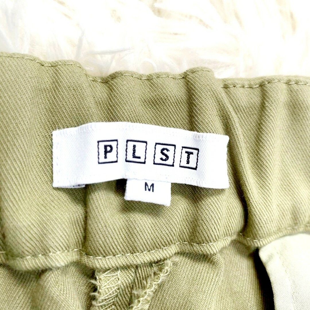 PLST(プラステ)の☆PLST　プラステ　コットンパンツ　チノパン　ハイウエスト レディースのパンツ(チノパン)の商品写真