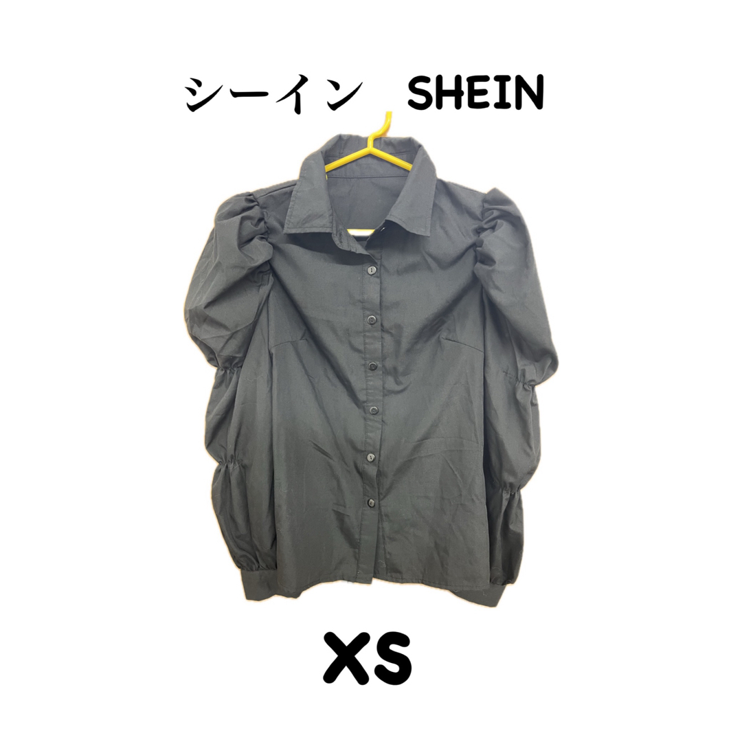 SHEIN(シーイン)のパフスリーブ　シャツ　シーイン レディースのトップス(シャツ/ブラウス(長袖/七分))の商品写真