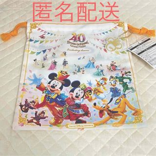 ディズニー(Disney)のディズニーランド　40周年　グランドフィナーレ　巾着　(キャラクターグッズ)