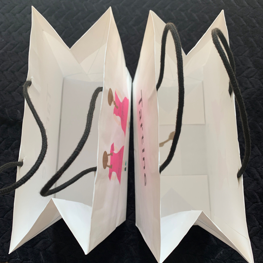 【匿名配送】Tartine タルティン　ショップ袋　ショッパー 紙袋　2セット レディースのバッグ(ショップ袋)の商品写真