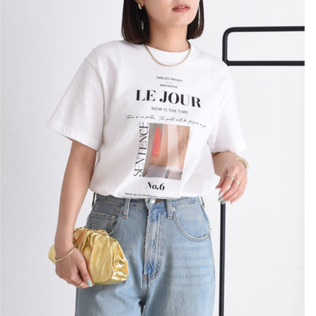 【新品未使用タグ付き】Eimee Law アートフォトTシャツ レディースのトップス(Tシャツ(半袖/袖なし))の商品写真