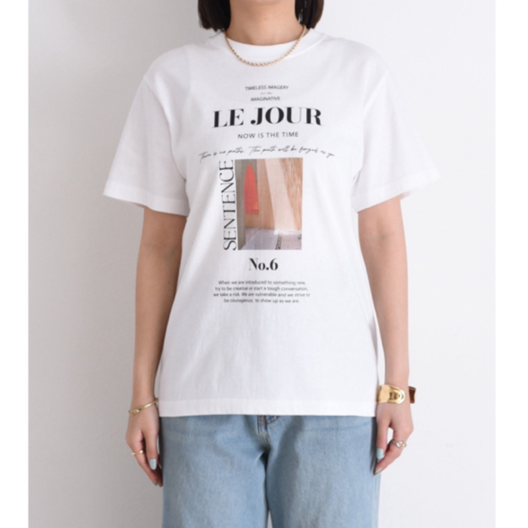 【新品未使用タグ付き】Eimee Law アートフォトTシャツ レディースのトップス(Tシャツ(半袖/袖なし))の商品写真