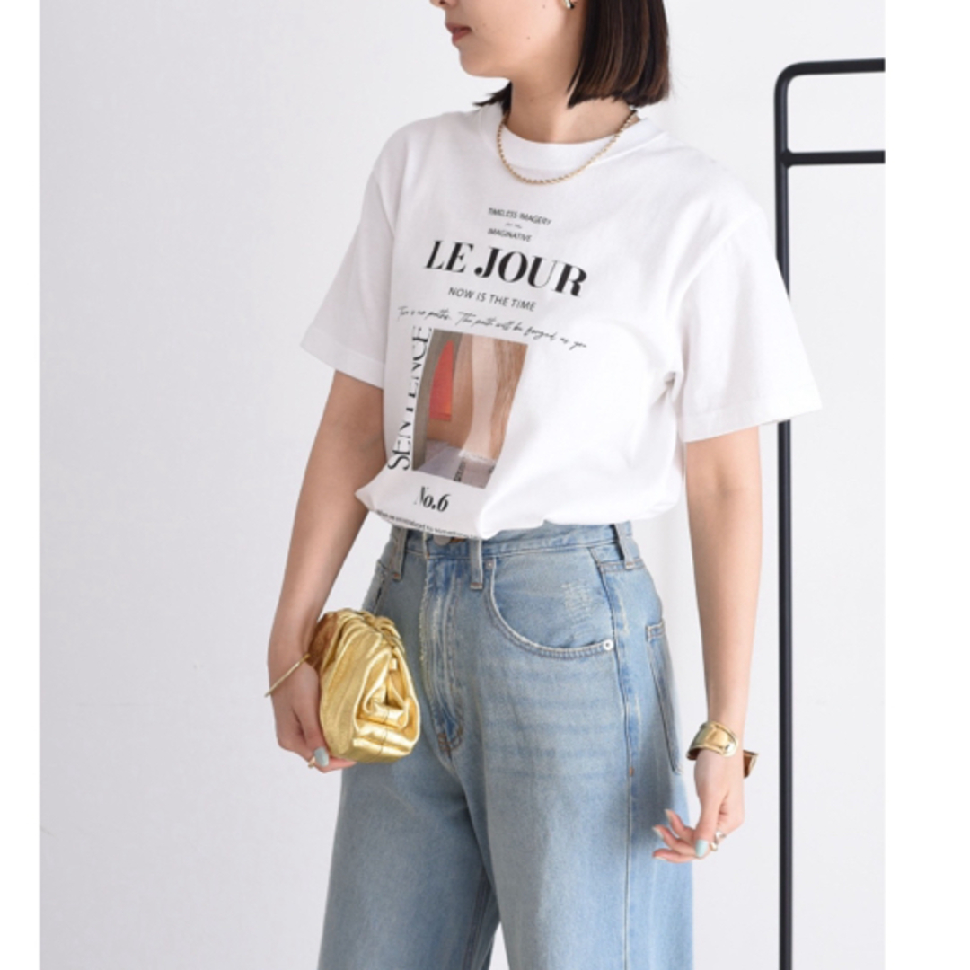 【新品未使用タグ付き】Eimee Law アートフォトTシャツ レディースのトップス(Tシャツ(半袖/袖なし))の商品写真