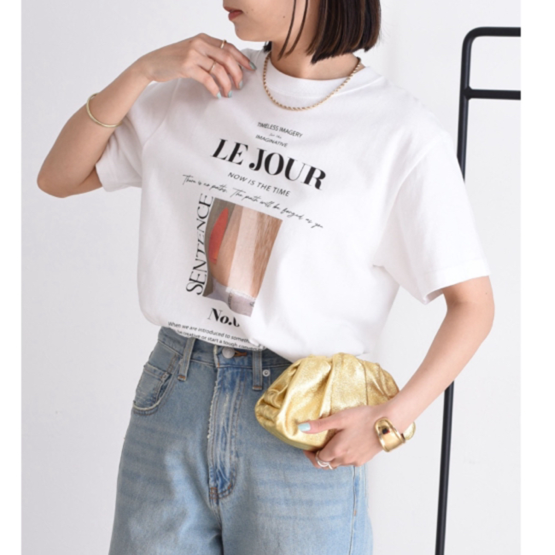 【新品未使用タグ付き】Eimee Law アートフォトTシャツ レディースのトップス(Tシャツ(半袖/袖なし))の商品写真