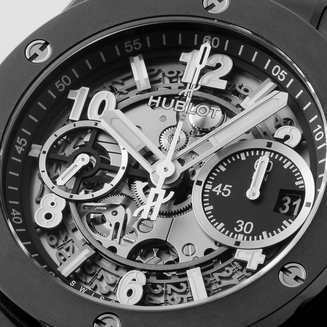 HUBLOT(ウブロ)のウブロ ビッグバン ウニコ ブラックマジック 441.CI.1171.RX メンズ 中古 腕時計 メンズの時計(腕時計(アナログ))の商品写真