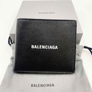 Balenciaga - 新品未使用！送料込み★BALENCIAGA★LOGO 折りたたみ財布