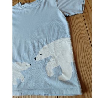 ムジルシリョウヒン(MUJI (無印良品))の無印良品　半袖 Tシャツ　シロクマ　150(Tシャツ/カットソー)