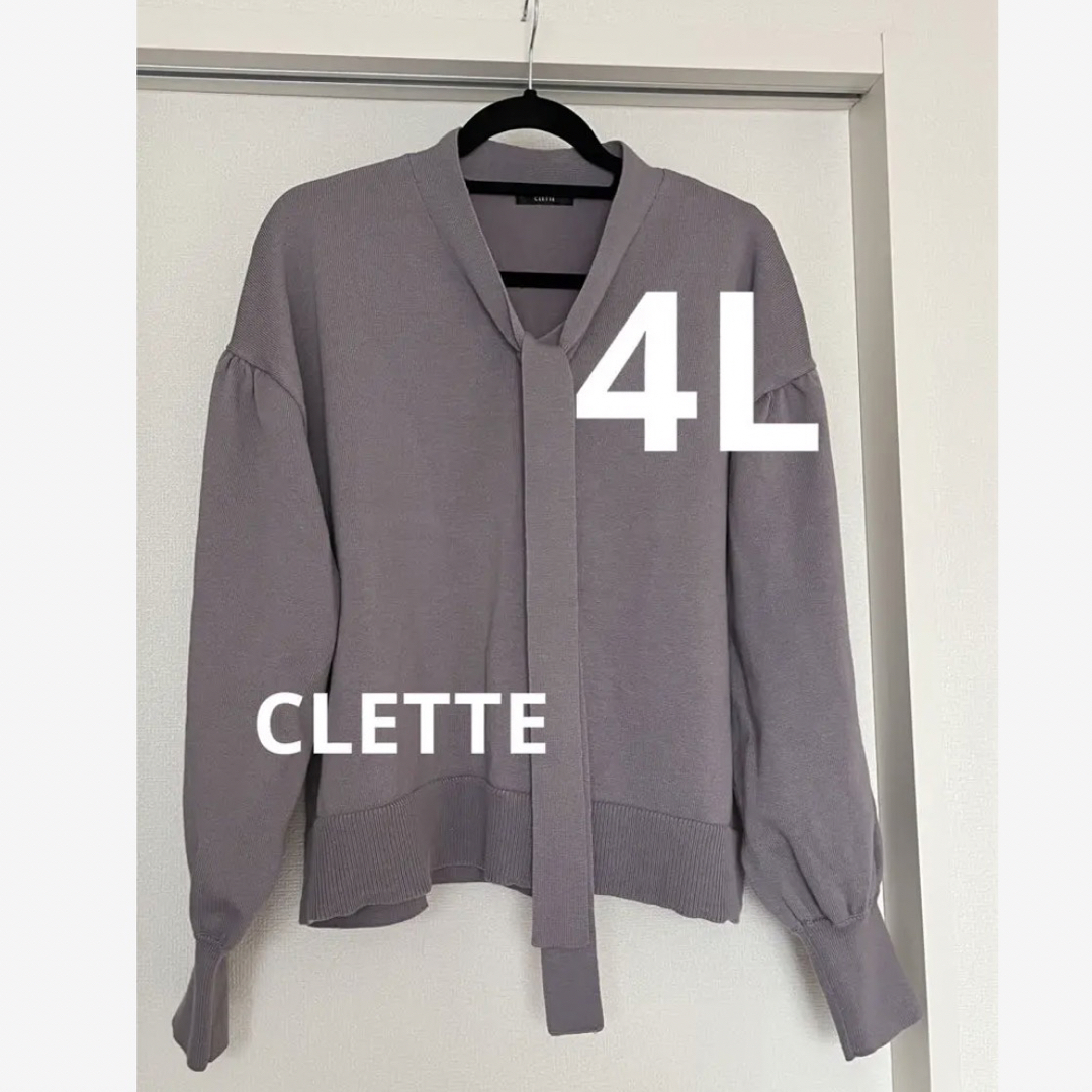 clette(クレット)の【clette】リボンタイニットプルオーバー レディースのトップス(ニット/セーター)の商品写真