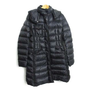 MONCLER - モンクレール 一番人気エルミファー黒 ファーダウンコート 