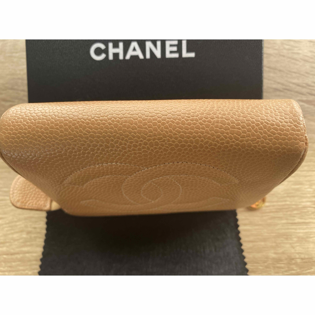 CHANEL(シャネル)のCHANEL ポーチ　キャビアスキン　ヴィンテージ レディースのファッション小物(ポーチ)の商品写真