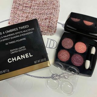 シャネル(CHANEL)のシャネル レ キャトル オンブル ツイード 02 ツイード プールプル 2g(アイシャドウ)