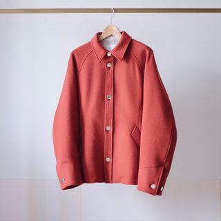 【Rich I】MELTON SHAPE JACKET(ブルゾン)