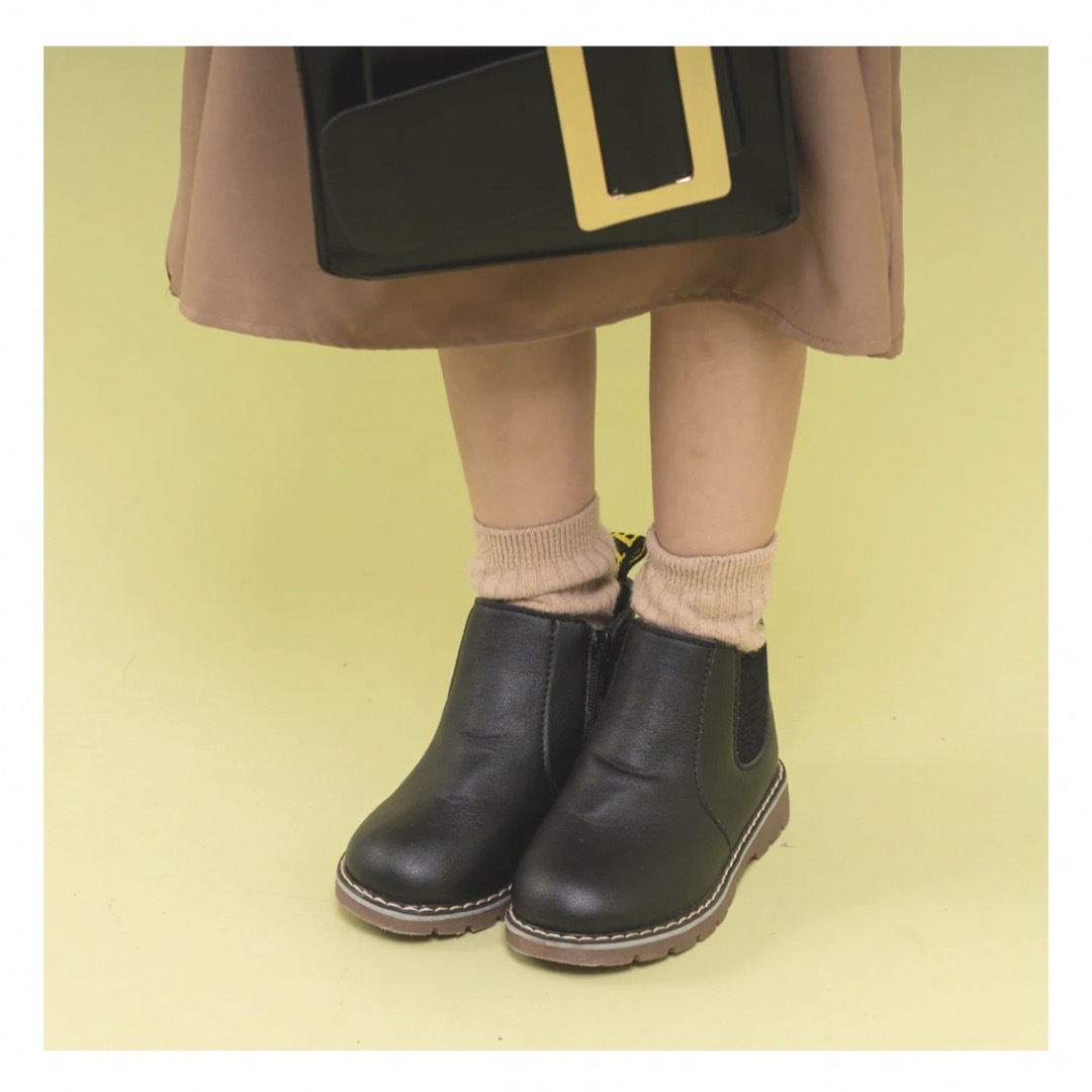 サイドゴア　ブーツ キッズ/ベビー/マタニティのキッズ靴/シューズ(15cm~)(ブーツ)の商品写真