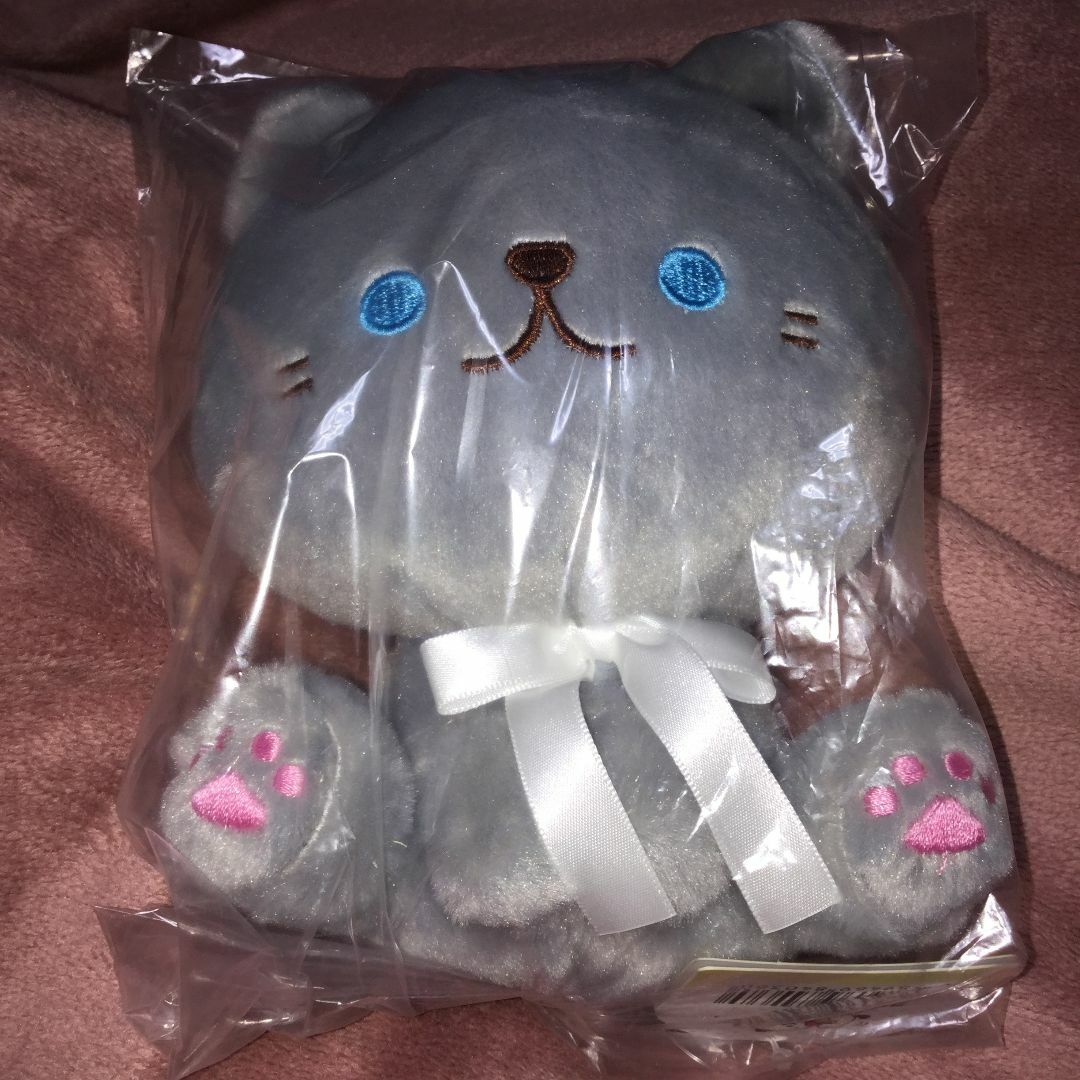 がんばるこねこちゃん〜おすわり〜 グレーの通販 by じゅん's がんばるこねこちゃん〜おすわり〜 グレーの通販 by じゅん's