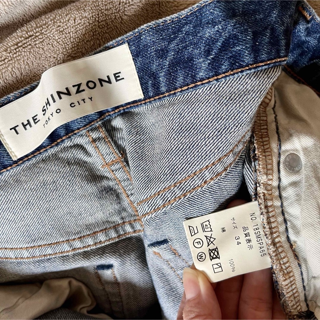 Shinzone(シンゾーン)の【美品】THE SHINZONE GENERAL JEANS 34 レディースのパンツ(デニム/ジーンズ)の商品写真