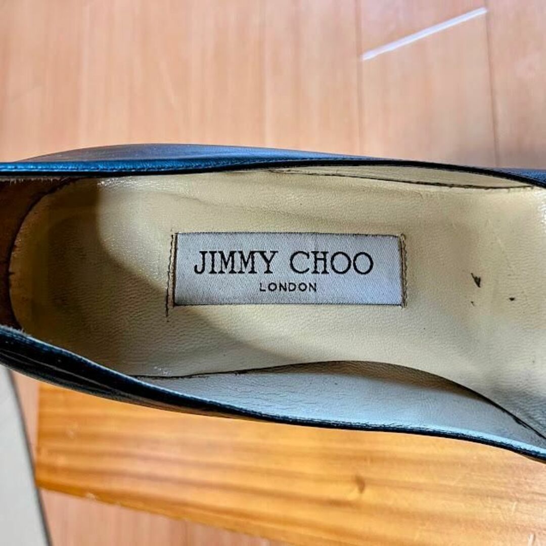 JIMMY CHOO(ジミーチュウ)のジミーチュウ　jimmy choo パンプス　黒 レディースの靴/シューズ(ハイヒール/パンプス)の商品写真