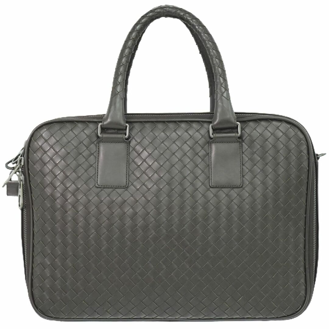 Bottega Veneta(ボッテガヴェネタ)の本物 ボッテガ ヴェネタ BOTTEGA VENETA イントレチャート ビジネスバッグ ブリーフケース ハンドバッグ レザー ブラウン 202613 Intrecciato バッグ 中古 メンズのバッグ(ビジネスバッグ)の商品写真