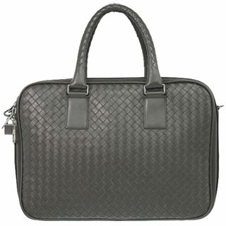 ボッテガヴェネタ(Bottega Veneta)の本物 ボッテガ ヴェネタ BOTTEGA VENETA イントレチャート ビジネスバッグ ブリーフケース ハンドバッグ レザー ブラウン 202613 Intrecciato バッグ 中古(ビジネスバッグ)