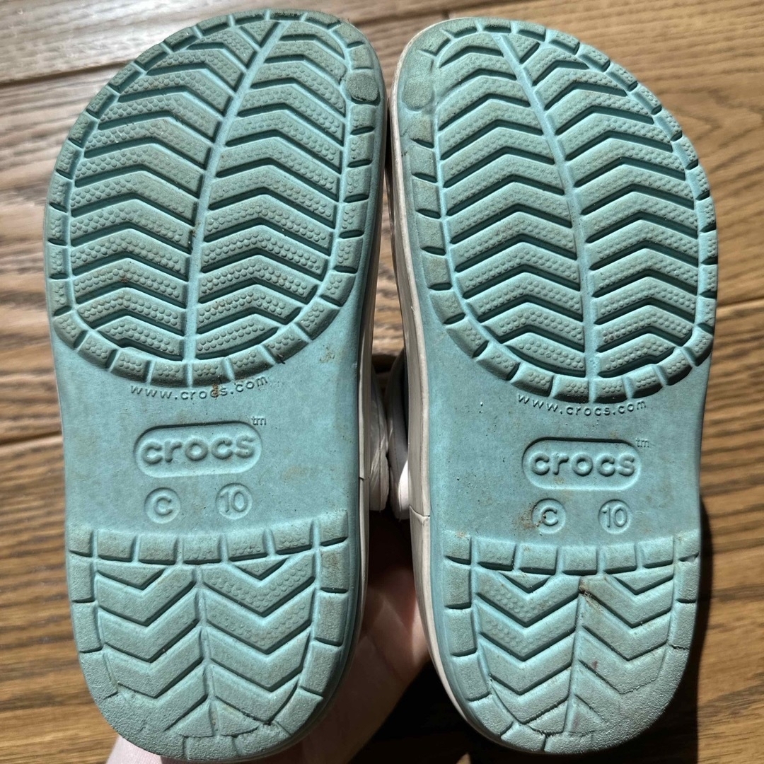 crocs(クロックス)のクロックス　キッズc10 キッズ/ベビー/マタニティのキッズ靴/シューズ(15cm~)(サンダル)の商品写真