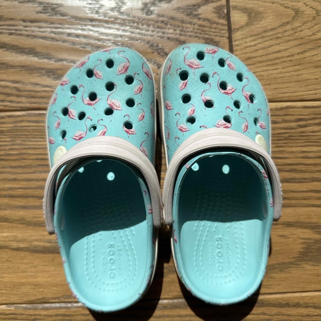 crocs(クロックス)のクロックス　キッズc10 キッズ/ベビー/マタニティのキッズ靴/シューズ(15cm~)(サンダル)の商品写真