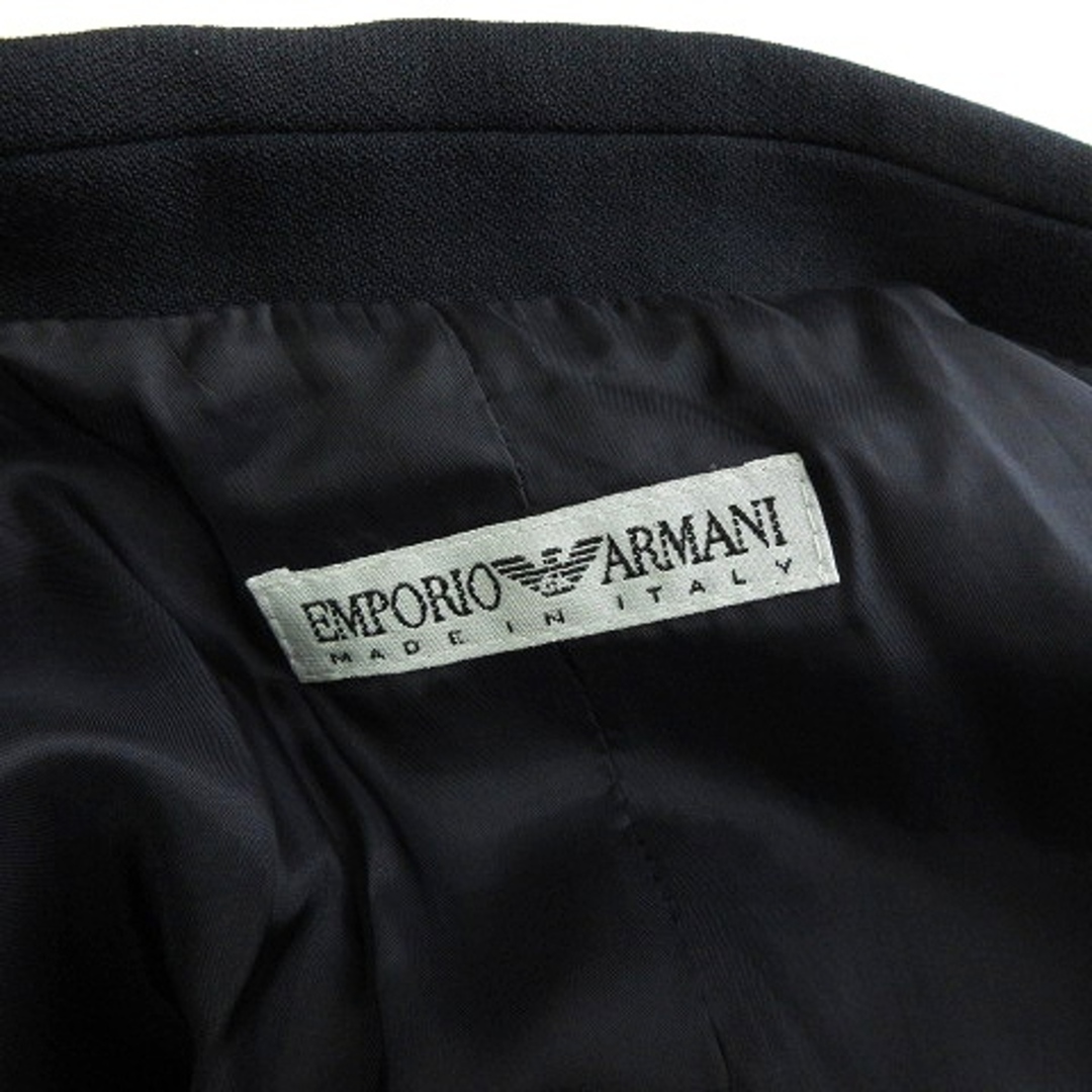 Emporio Armani(エンポリオアルマーニ)のエンポリオアルマーニ テーラード ドジャケット ダークネイビー 38 ■SM1 レディースのジャケット/アウター(その他)の商品写真