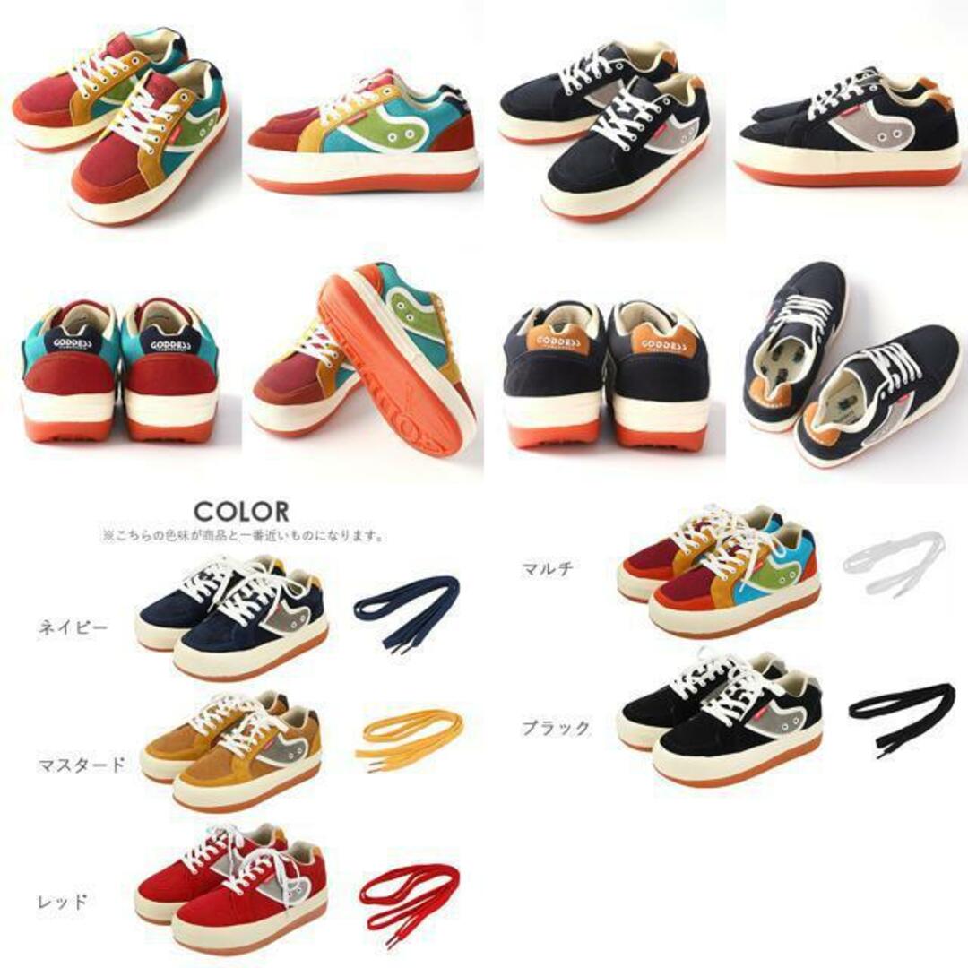GODDESS Boarder Sneakers 厚底スニーカー レディースの靴/シューズ(スニーカー)の商品写真