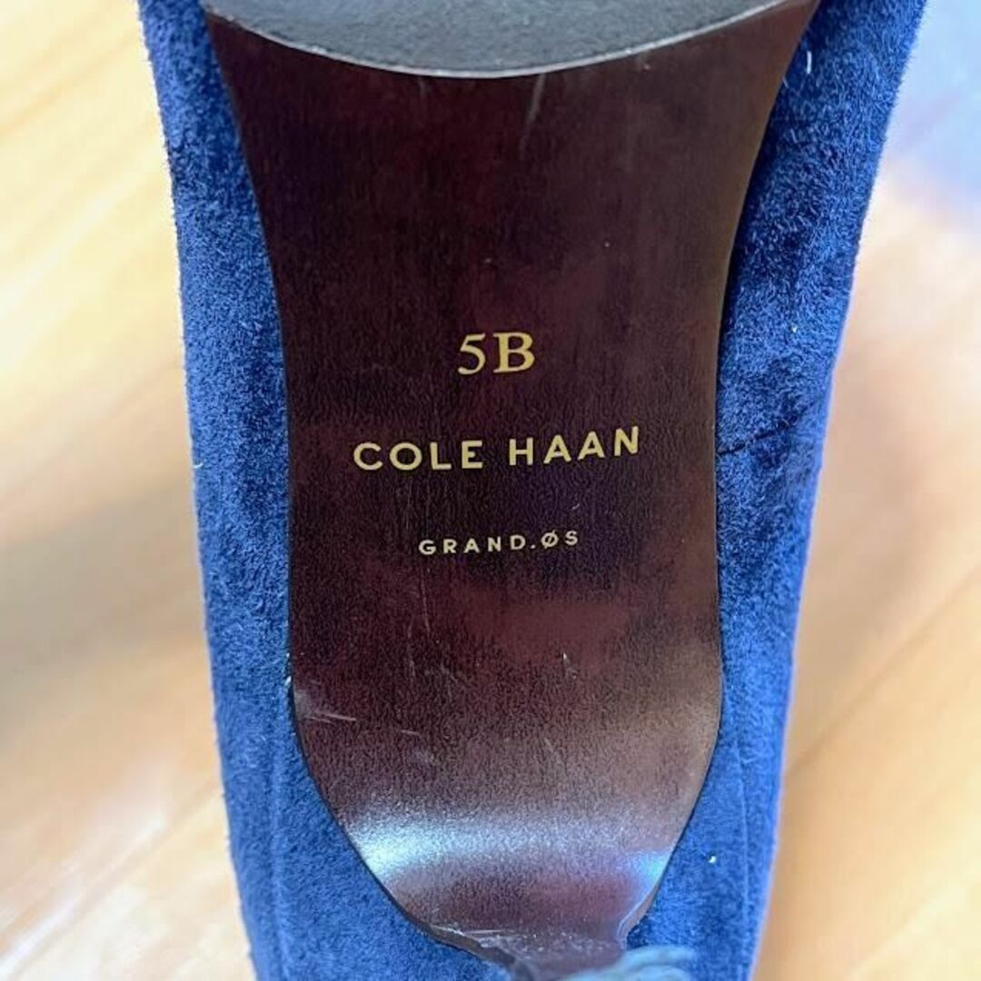 ZEROGRAND（COLE HAAN）(ゼログランド)のコールハーン パンプス グランドシリーズ スエード ネイビー レディースの靴/シューズ(ハイヒール/パンプス)の商品写真